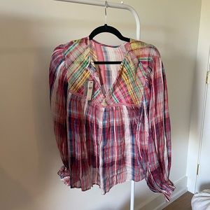 bl-nk london x Anthropologie long sleeve breathable blouse